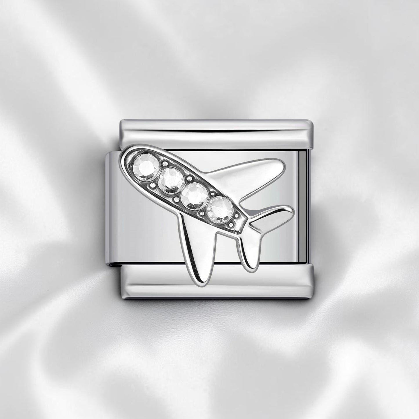 Jet plane silver