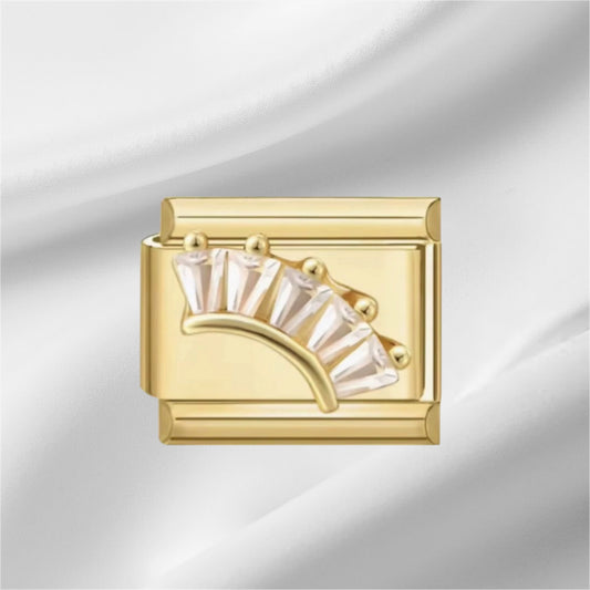 Crystal Fan gold