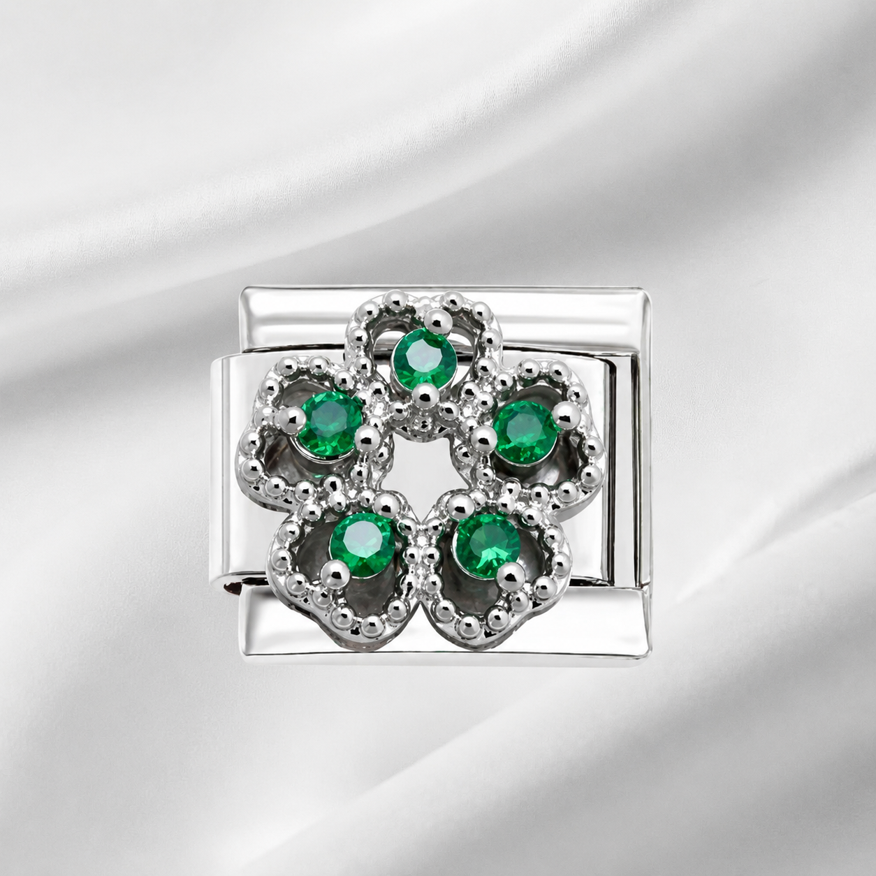 Emerald Bloom silver