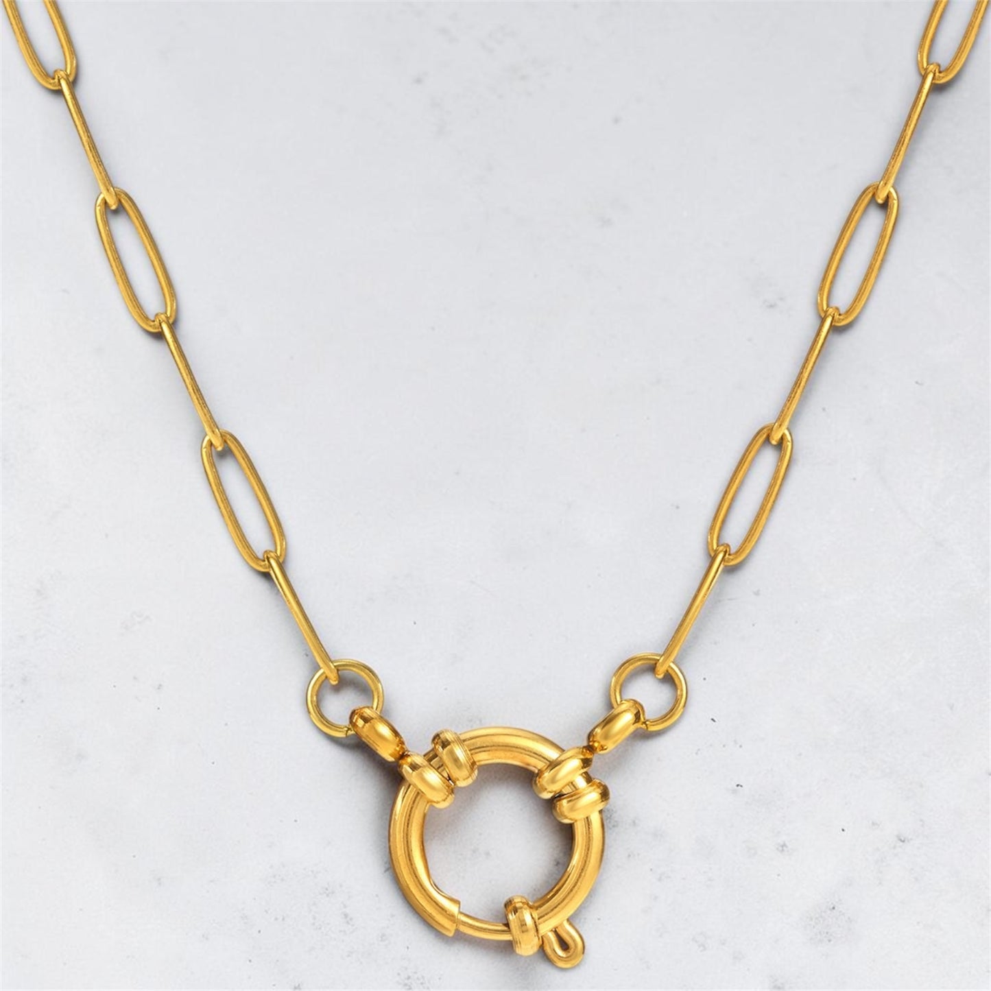 Sailor buckle clip chain