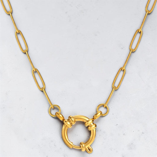 Sailor buckle clip chain