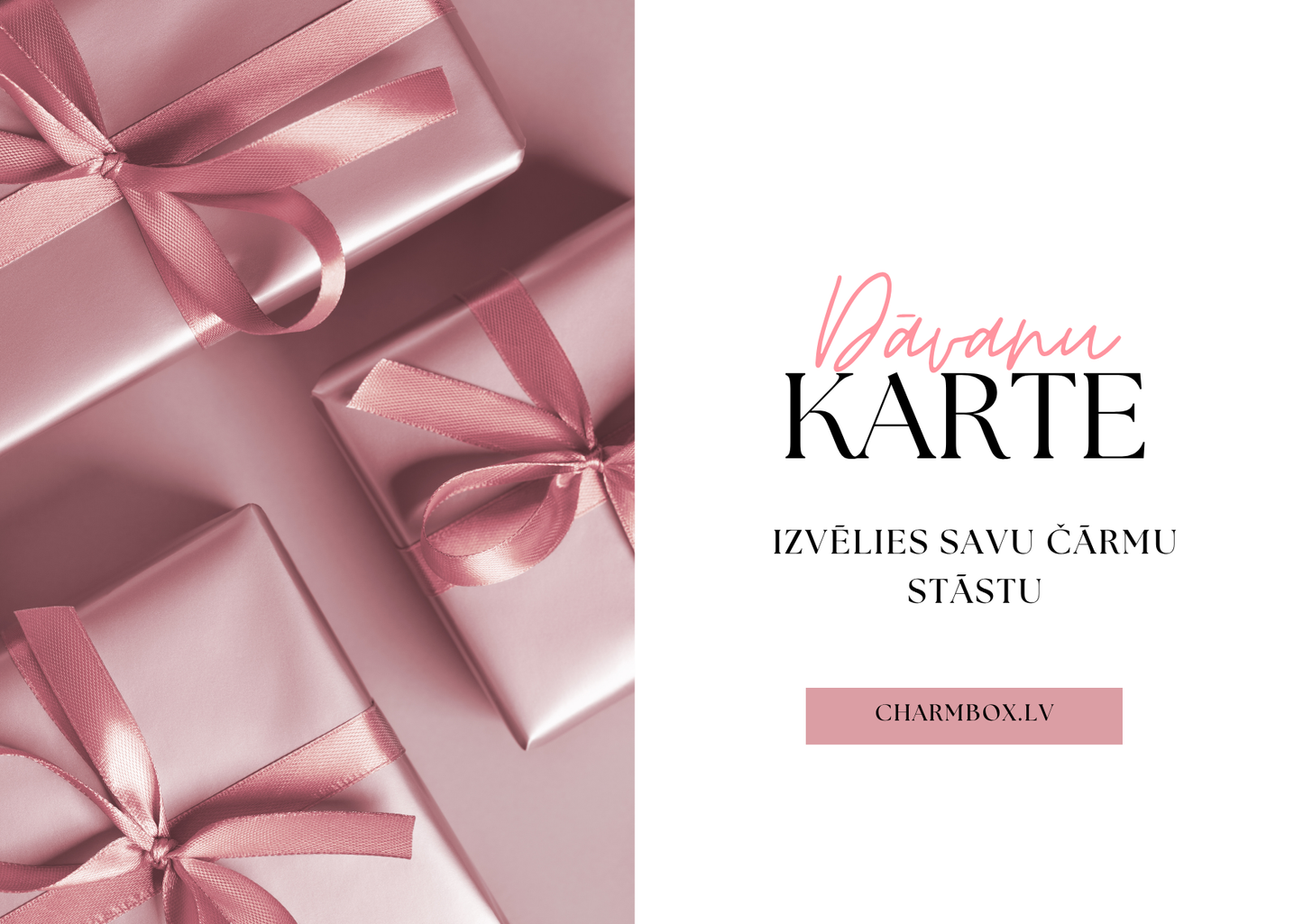Charmbox dāvanu karte