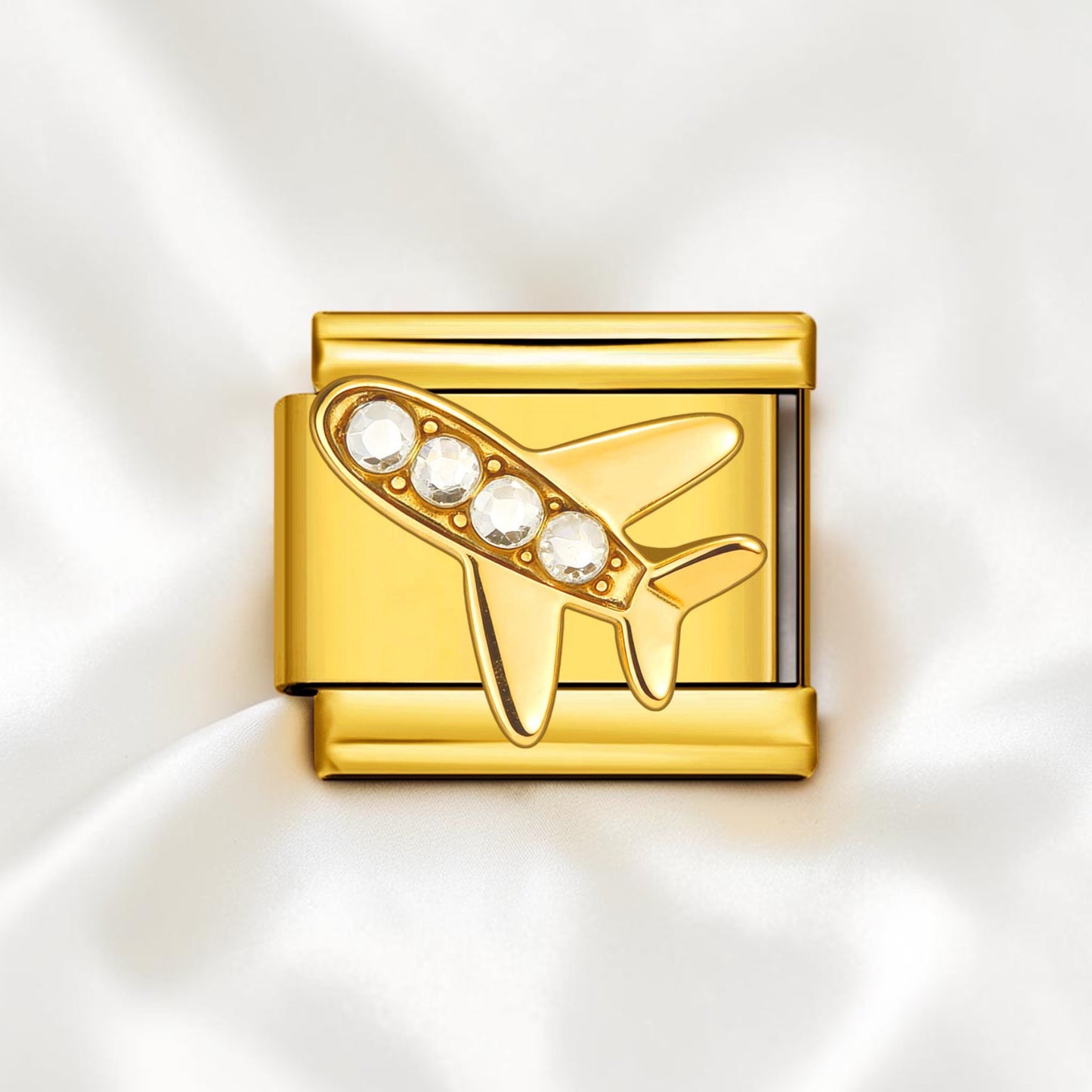 Jet plane gold