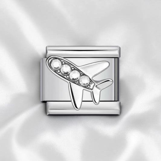 Jet plane silver